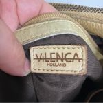 Anthropologie Vilenca Holland cream woven leather crossbody purse 9.5” x 7.5” Tan Photo 6