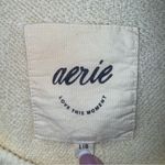 Aerie Summer Daze Sweatshirt in Yellow Off The Shoulder Size Large Photo 4