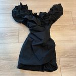 Alexis  Benicia Off the Shoulder Ruffle Cocktail Dress Mini Black Ruched Size S Photo 1