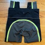 Athleta gray black and lime green leggings size medium Photo 6