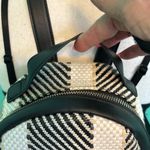 Kensie  brand BLACK/TAN/WHITE WOVEN MATERIAL BACK PACK Photo 1