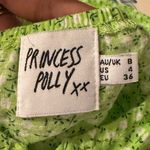 Princess Polly Green Floral Blouse Photo 6