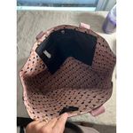 Coach Large Derby Tote With Pink Handles & Black Leather Exterior Photo 11