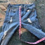 Aero High Rise Jegging Distressed Skinny Jeans Medium Wash Women’s 4 Stretch Y2K Blue Photo 11