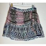 Ramy Brook New York 100% Silk Estee Patchwork Print Skirt Size 6 Photo 2