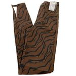 We Wore What NWT The Icon Jeans Tiger Piped Stiletto Split Hem Denim Size 24 Photo 7