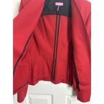 Baslar Red 100% Wool Blazer Jacket Size Medium UK 38 Quiet Luxury Designer Photo 8