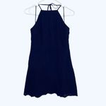 Gap  Navy Blue Eyelet Halter Dress Mini Size 6 Summer Dress Casual Croquette Twee Photo 1