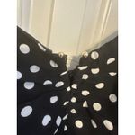 City Chic Emma Plus Size Black Polka Dot Cold Shoulder Ruffle Dress XXL / 24 NEW Photo 3