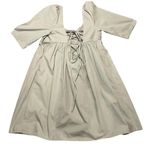 Anthropologie FOREVER THAT GIRL Ruched Sleeves Babydoll Mini Dress Size Medium Photo 2