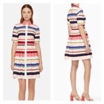 Kate Spade  New York Spice Things Up Berber Stripe Shirt Dress Sz.4 Photo 2