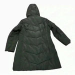 Calvin Klein Performance Women Black Puffer Jacket W Hood Knee Length Sz XL -10 Photo 1