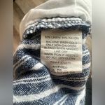 Briggs New York Briggs Women's Linen Blend Pant, Grey/White Stripe, Medium Photo 4