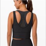 Lululemon  Power Pivot Black Reversible V Neck Ribbed Tank Top Black XXXS Photo 1