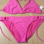 No Boundaries B3 Juniors/Womens 2Pc Sexy String Swimsuit Bikini Pink Large 11-13/XL 15-17 Photo 2