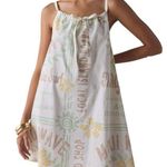 BDG NWT  UO Eva Tie Front Ruched Strap Trapeze Mini Dress Size Small Photo 0