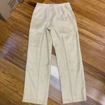 Talbots VTG 90s Womens Pants Size 10 Beige High Waist Career Dress Straight Leg Photo 3