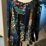 Melissa Paige  Mixed Print Stretchy Ruffle Bottom Tunic 338 Photo 0