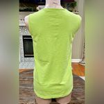 Chico's Chico’s Lunula Bright Green Layered Tank Top - Sz 2 - EUC Photo 7