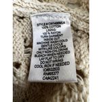 Sanctuary  Cream Crochet Knit Sleeveless Mini Dress Size L Photo 7