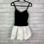Lulus Fabulous Perception Black and White Velvet Mini Dress Size Small Photo 2