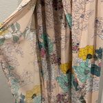 Anthropologie SADIE & SAGE Blush Floral Print Side Slit Maxi Dress Photo 5