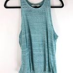 The North Face Womens Tank Top Afterburn Cutout Back Brethable Sleeveless Blue M Photo 0
