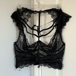 Dreamgirl  Women's Collared Stretch Lace Bustier ONLY Sz X-LARGE Photo 5