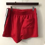 PINK - Victoria's Secret PINK Victoria Secret Spell Out Red Sparkle Track Short L Activewear Athleisure Photo 1