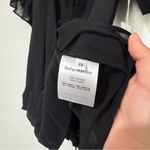 Reformation NWT  Delevan Smocked Black Peasant Blouse, size 22 Photo 6