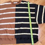 Cherry Cloth Brown and Black Oversized Dolman Sleeve sweatshirt Size undefined Photo 5