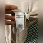 Brooks Brothers women’s tan sweater, merino wool size large Photo 4