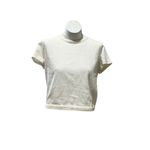 Madewell  Women's Ivory Tie-Back Short Sleeve Top Size M Casual Photo 8