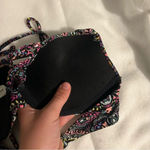 Hollister Womens Size 34A Bikini Top Paisley Beach Summer Multicolor Push Up Photo 5