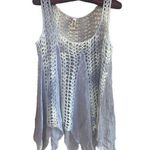 Shoreline  Swim Open Embroidered Beach Top. Sz.L/XL Photo 0