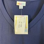 LuLaRoe Navy Blue Long Sleeve Dress Photo 2