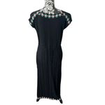 Sundance  Catalog Dress Sleeveless Floral Embroidered Medium Colorful Tie Back Photo 2