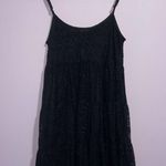 Toumai Babydoll Y2K Tank Top Women Small Black Tiered Lace Overlay Whimsigoth Photo 4