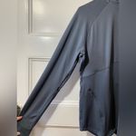 Athleta Malibu Half Zip Active Hike Jacket Pullover in Grey/Red Sz Medium Photo 4