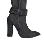 Bamboo  Black Over-the-Knee Boots Photo 6