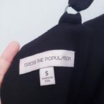 Dress the Population  Brooke Cut Out Twist High Slit Black Gown Photo 6