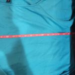 Torrid Teal French Terry Off Shoulder Tee Shirt Dress Photo 3