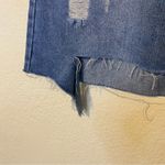 POL  Distressed Jean Denim Mini Skirt Size Medium NWOT Photo 3