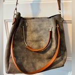 City Chic  Faux Suede Tote Bag Gray Photo 2