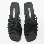 Bandolino Vintage 90s Braided Platform Wedge Sandals Photo 3