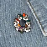 SNOW WHITE Seven Dwarfs Enamel Lapel Pin NEW Photo 0