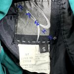 Vintage Rawik Snowsuit Snow Bib Ski Snowboarding Pockets Green Black Small Photo 2