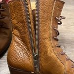 Frye  Courtney Brown Leather Lace Up Vintage Low Heeled Everyday Ankle Booties Photo 9