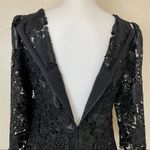 Nanette Lepore  Black Floral Lace Dress 6 NWT Photo 7