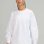 Lululemon  Perfectly Oversized Crew *Graphic White Photo 1